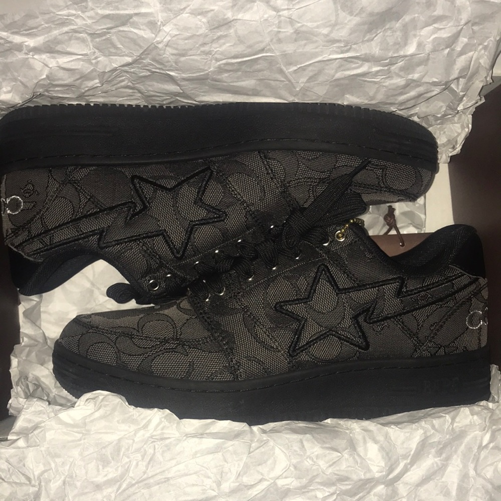 Bape x Coach collab bathing apes size 7.5 men’s
